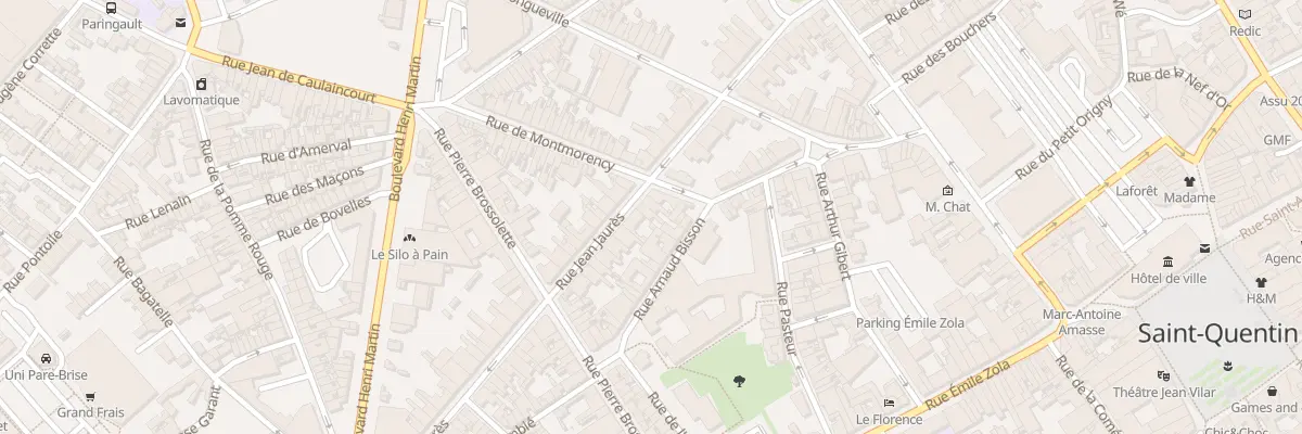 Plan du 19 Rue Jean Jaurès à Saint-Quentin