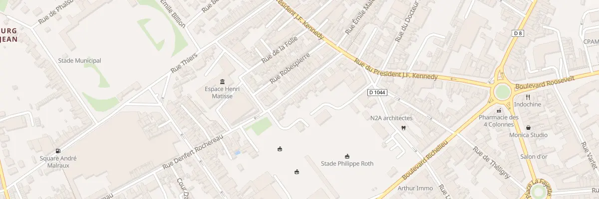 Plan du 39 Rue Denfert Rochereau à Saint-Quentin
