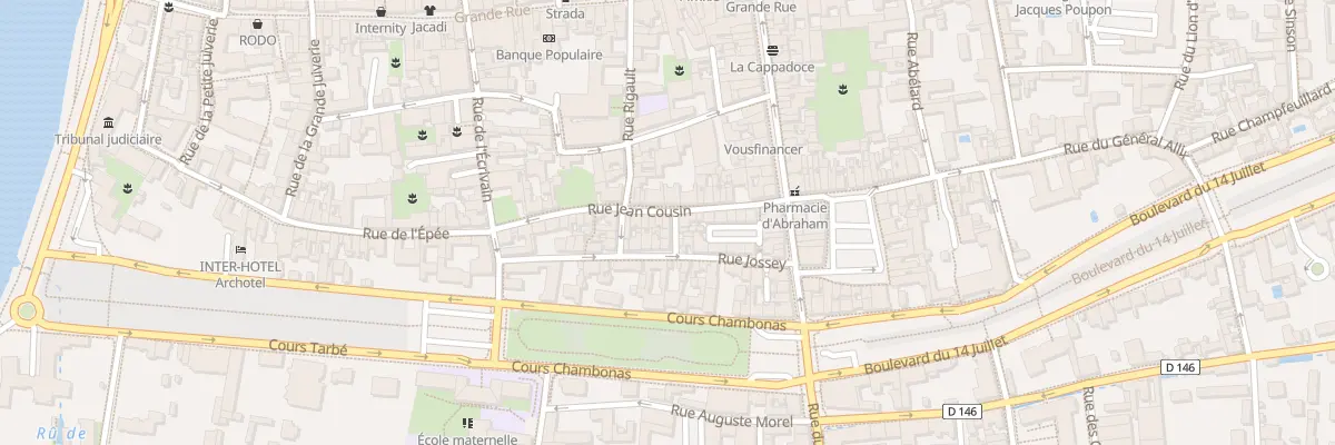 Plan du 3 Rue Maillard à Sens