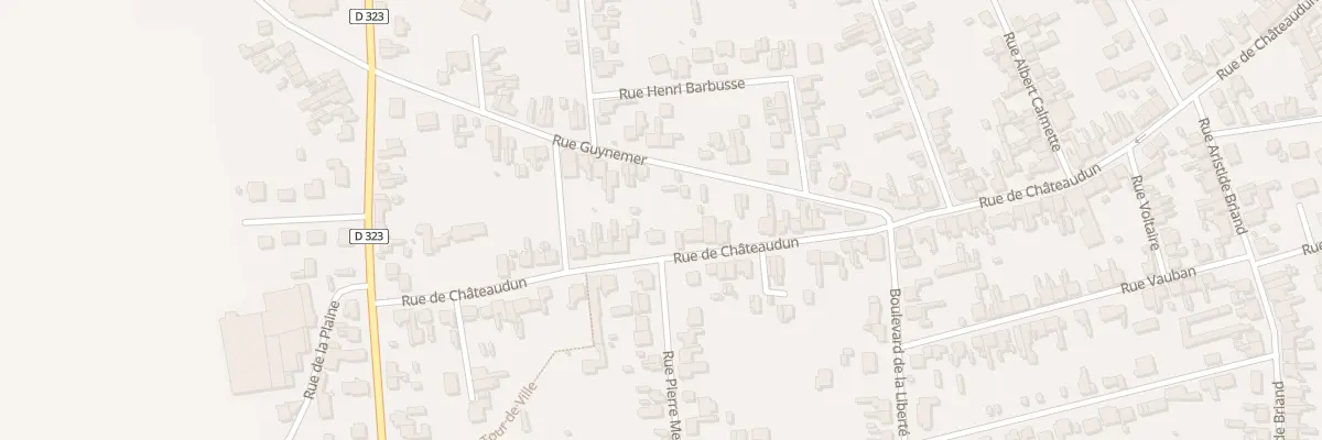 Plan du 78 Rue de Châteaudun à Tergnier