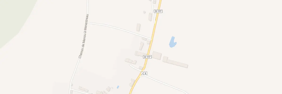 Plan du 55 Rue de Ménestreau à Menou