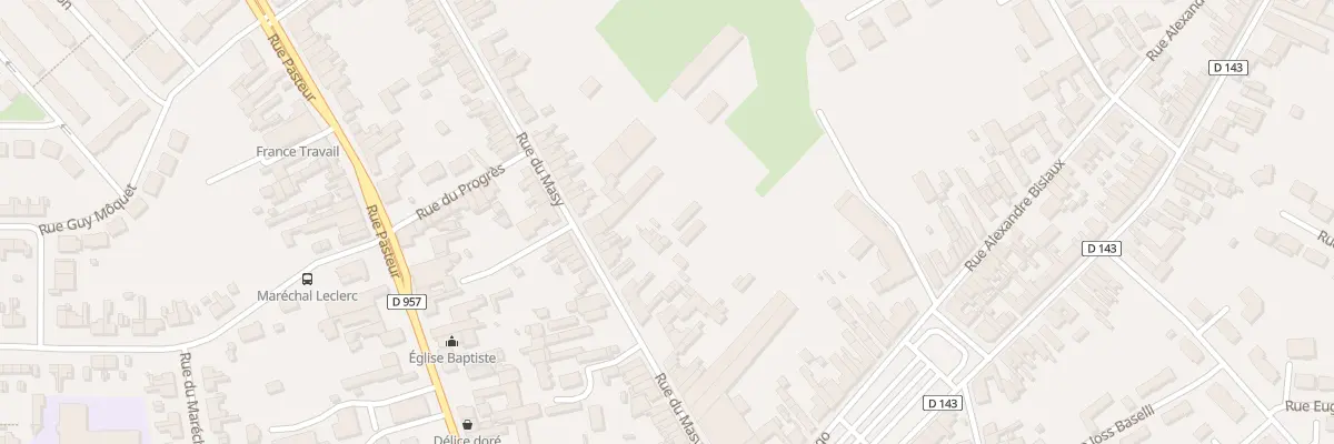 Plan du 28 Rue du Masy à Somain