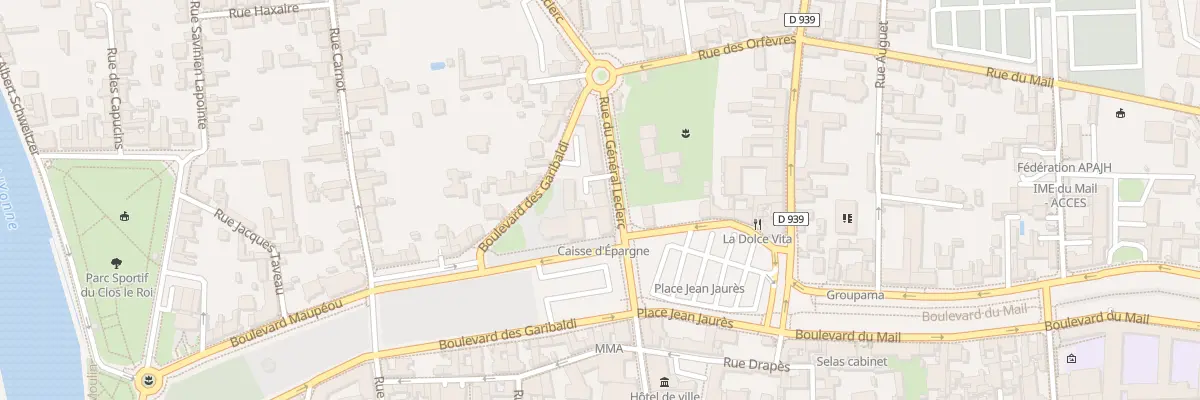 Plan du 3 Rue General Leclerc à Sens