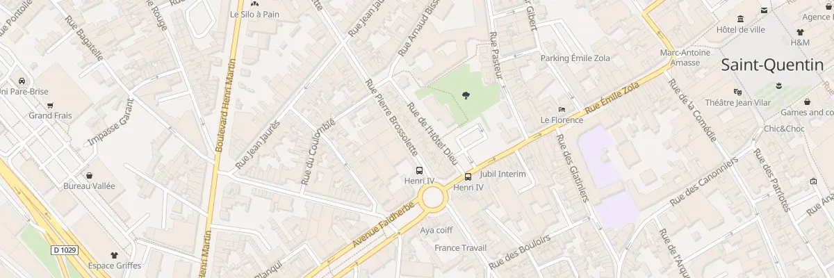 Plan du 86 Rue Pierre Brossolette à Saint-Quentin