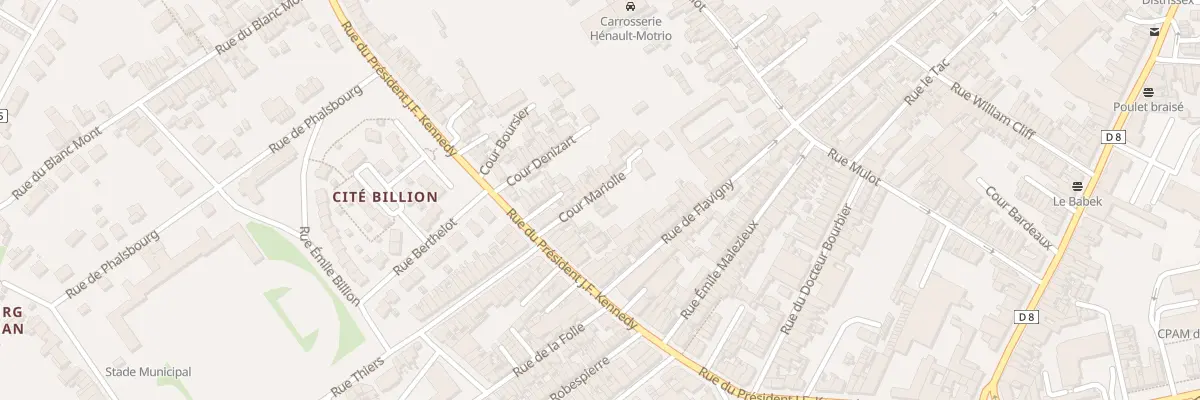 Plan du 76T Rue du President J F Kennedy à Saint-Quentin