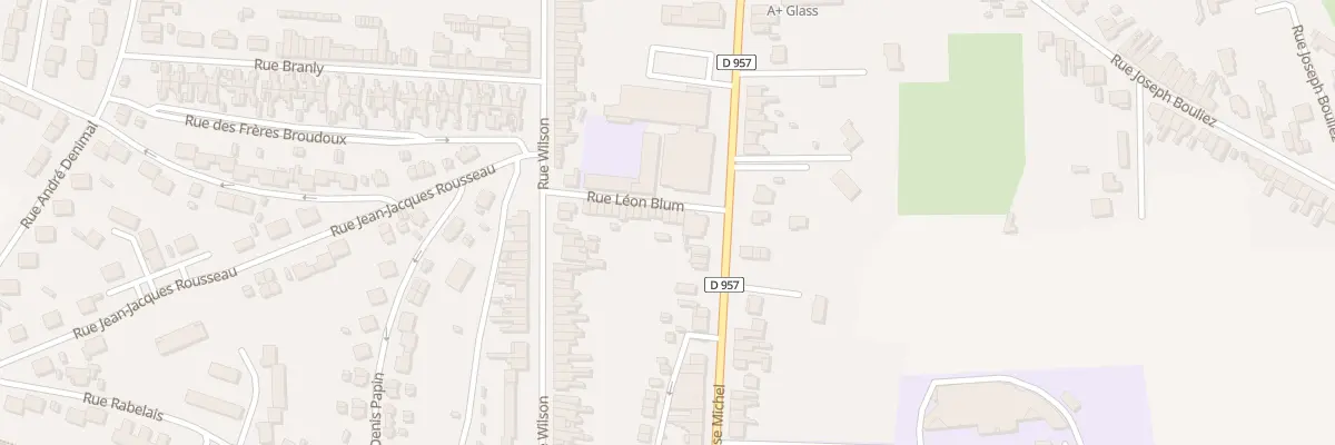 Plan du 24 Rue Leon Blum à Somain