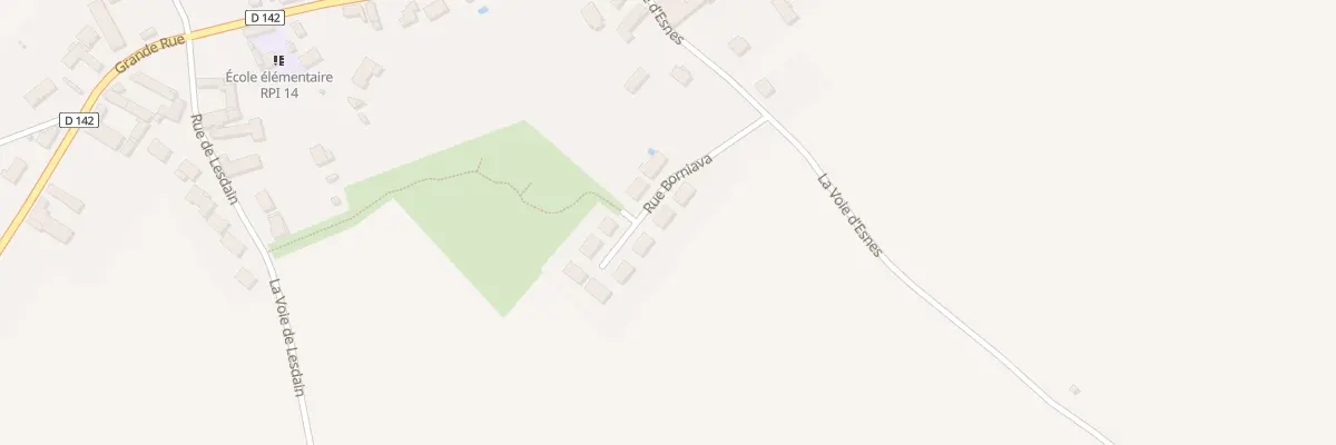 Plan du 4 Rue du Borniava à Séranvillers-Forenville