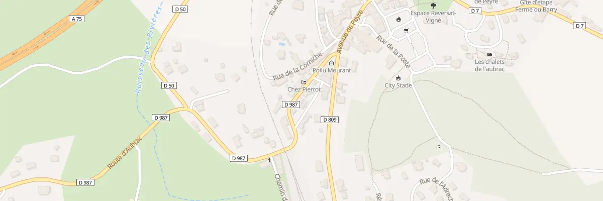 Plan du 11 Rte d’Aubrac à Peyre en Aubrac