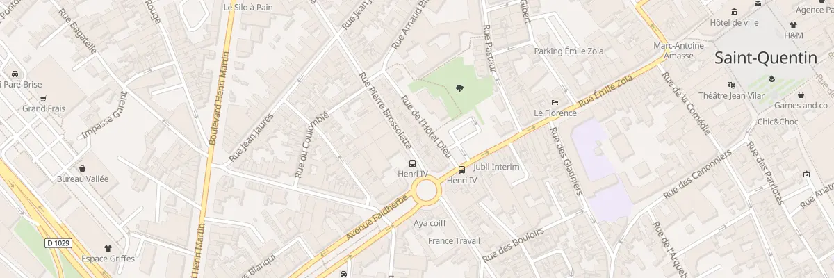 Plan du 82 Rue Pierre Brossolette à Saint-Quentin