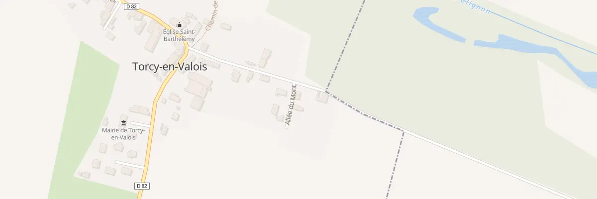 Plan du 25 All du Mont à Torcy-en-Valois