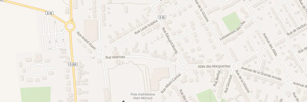 Plan du 17 Rue Védrines à Tergnier