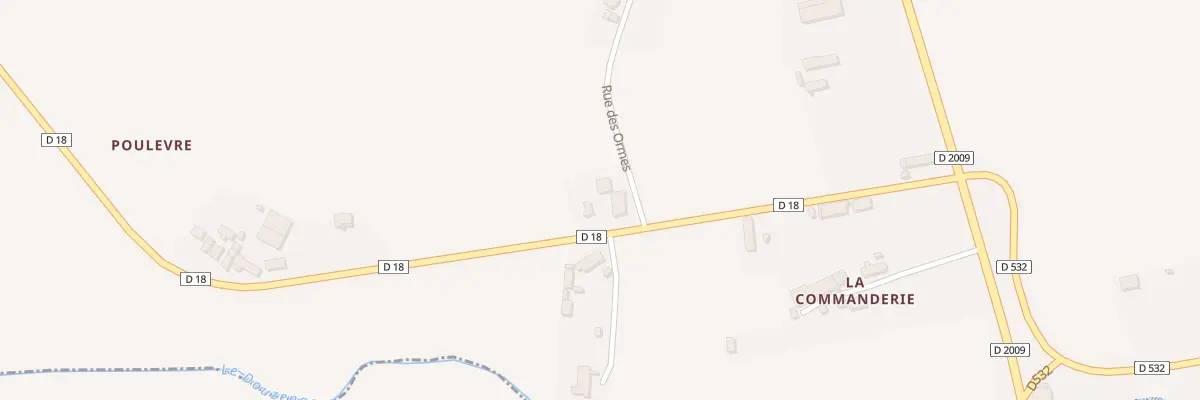 Plan du 2 Poulevre à Contigny