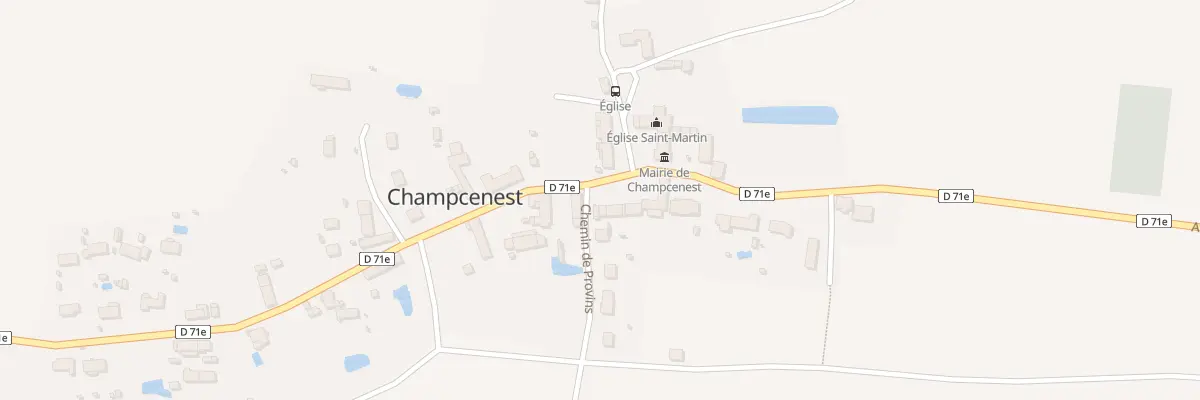 Plan du 21 Av des Peupliers à Champcenest