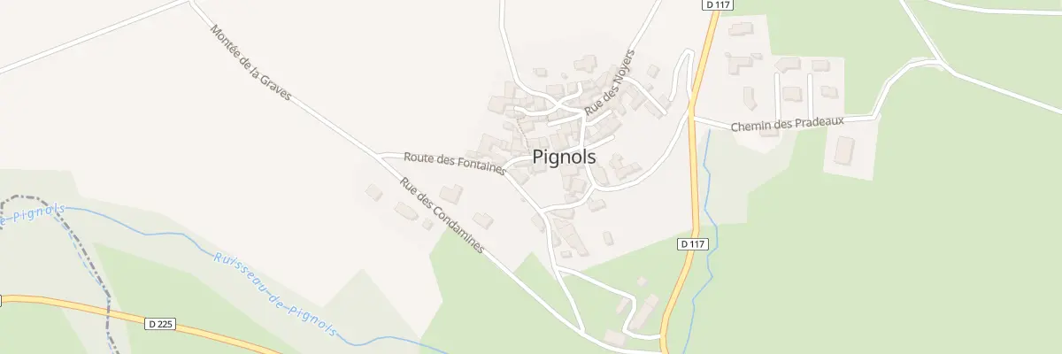 Plan du 4 Rte des Fontaines à Pignols