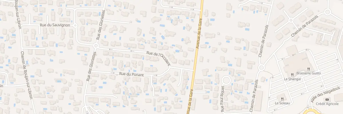 Plan du 4 Rue d’Occident à Villeneuve-lès-Béziers