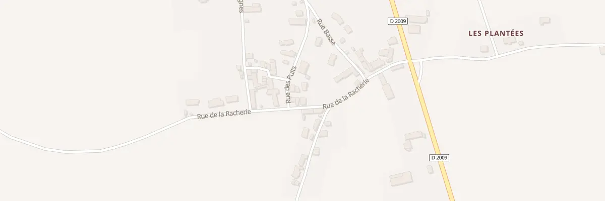 Plan du 18 Rue de la Racherie à Contigny