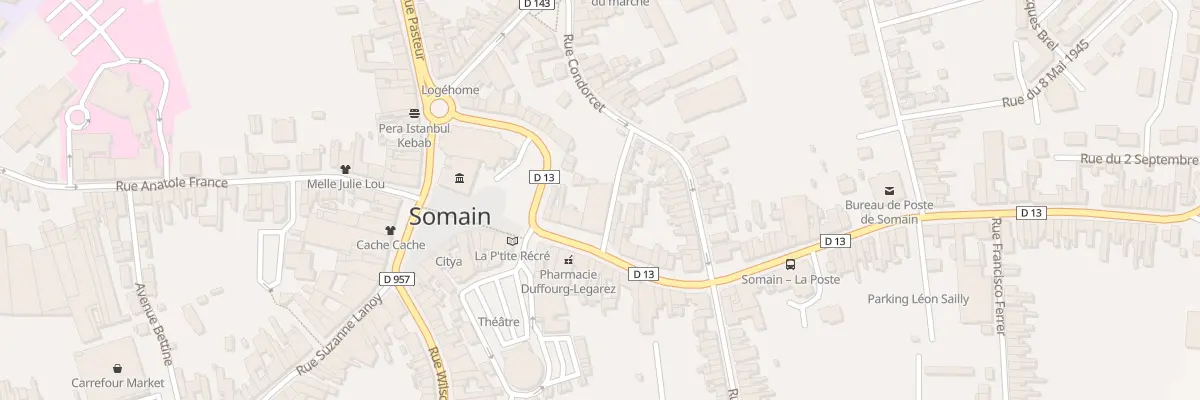 Plan du 15 Rue Gambetta à Somain
