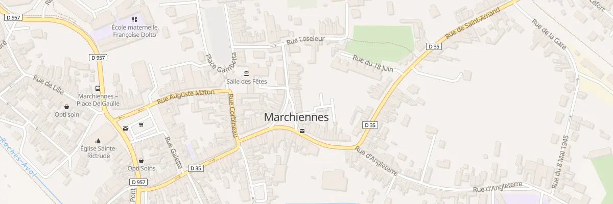 Plan du 12 Pl de la Resistance à Marchiennes