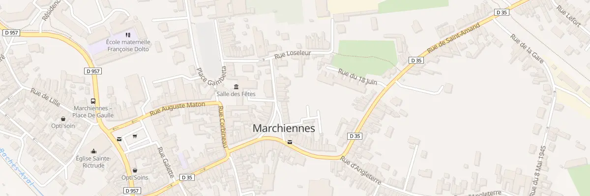 Plan du 4 Rue Marguerite Dubois à Marchiennes
