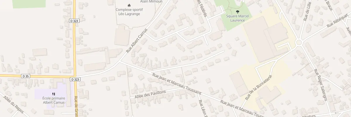 Plan du 13B Rue Jean et Marceau Toussaint à Tergnier