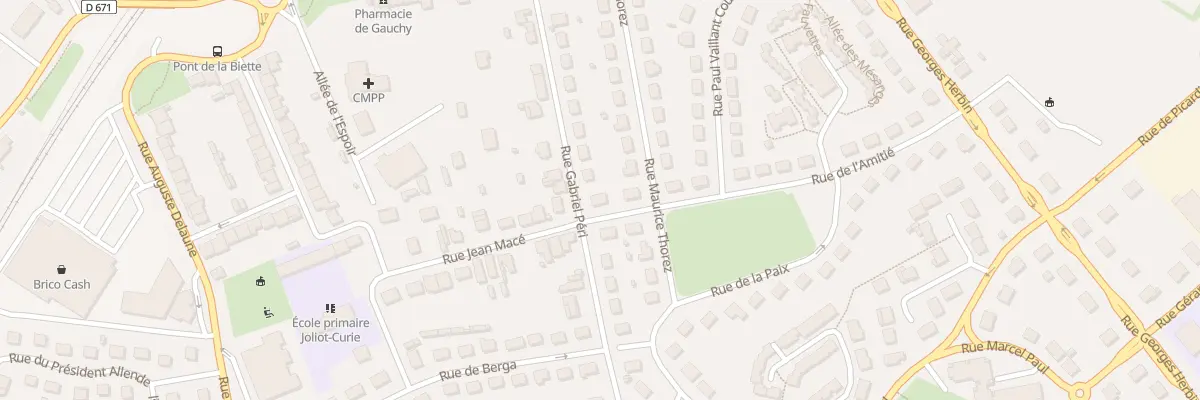 Plan du 24 Rue de l’Amitié à Gauchy