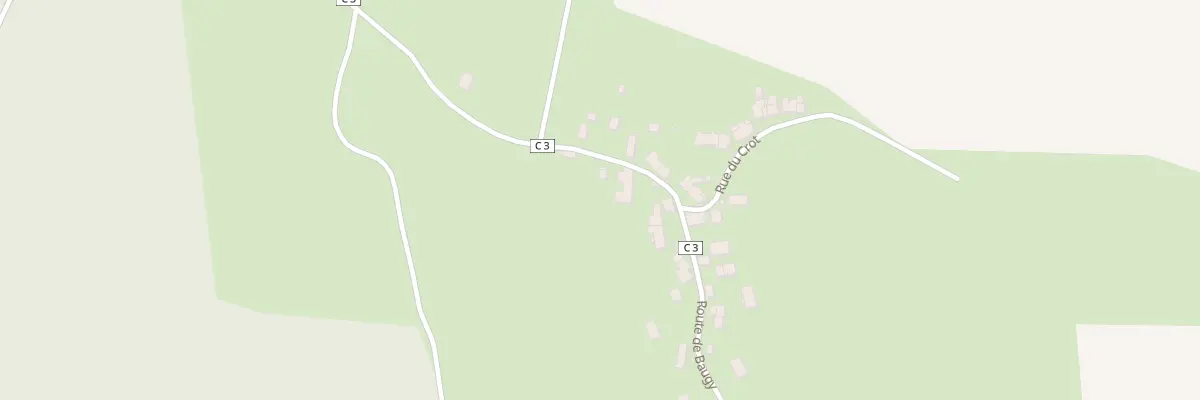 Plan du 147 Rte de Baugy à Montigny-aux-Amognes