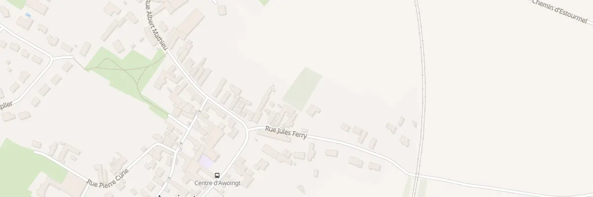 Plan du 3 Rue Jules Ferry à Awoingt