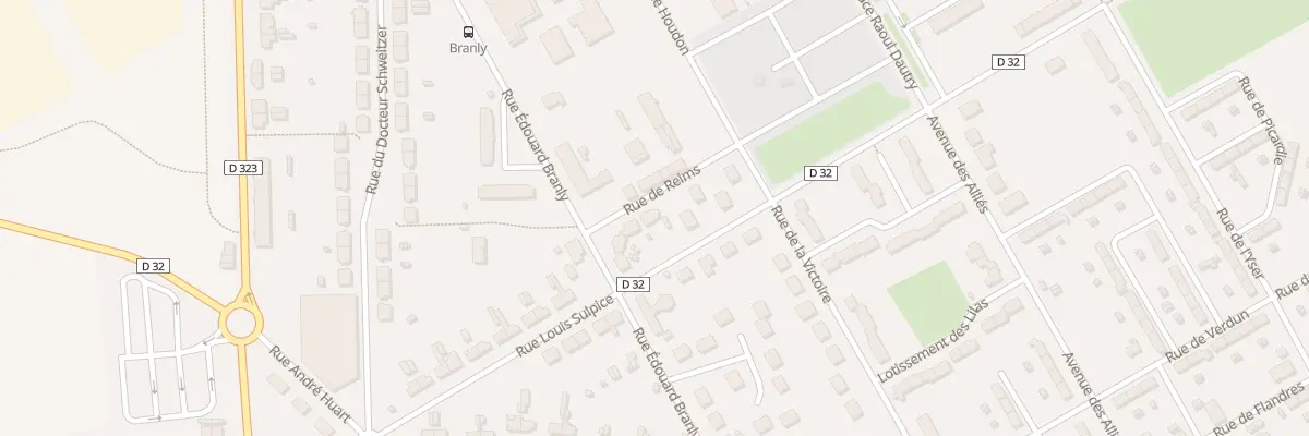 Plan du 1 Rue de Reims à Tergnier