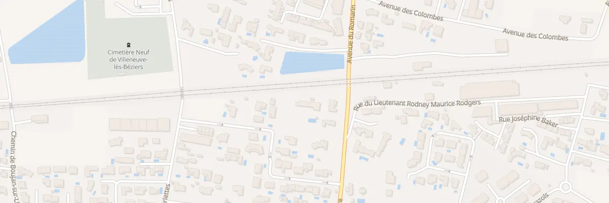 Plan du 41 Av de la Gare à Villeneuve-lès-Béziers