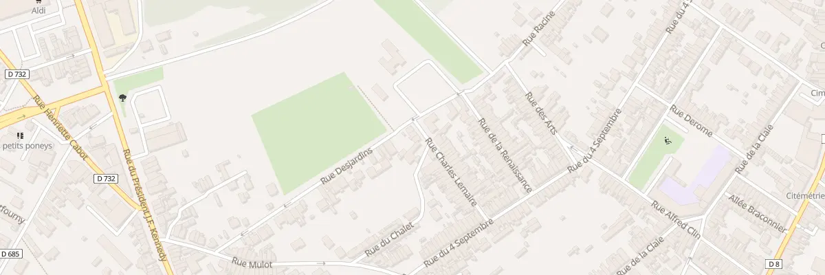 Plan du 33 Rue Charles Lemaire à Saint-Quentin