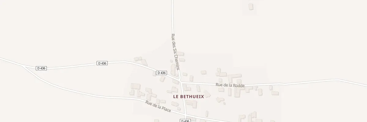 Plan du 2 Rue des Six Chemins Béthueix à Effiat
