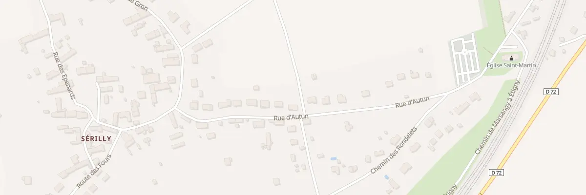 Plan du 22 Rue d’Autun à Étigny