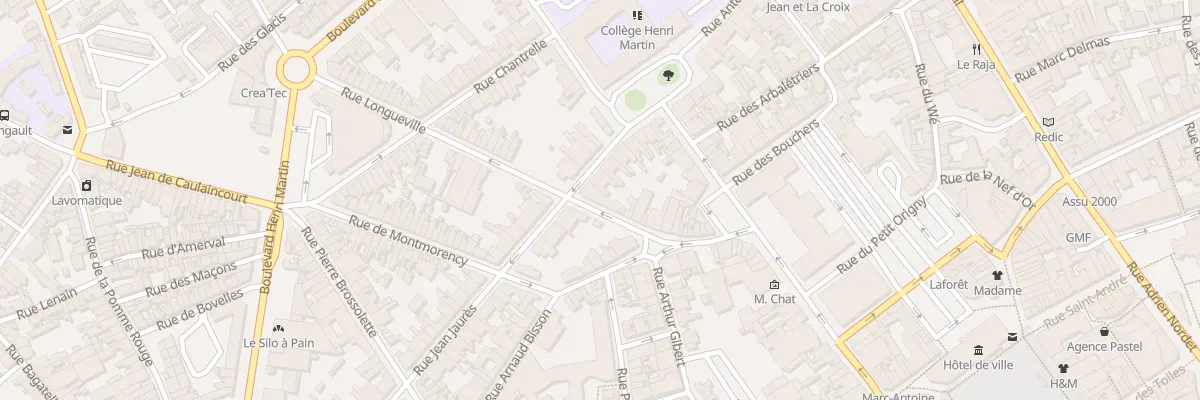 Plan du 6 Rue Longueville à Saint-Quentin