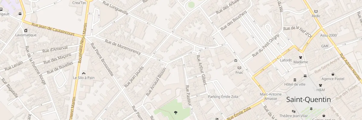 Plan du 55 Rue Pasteur à Saint-Quentin