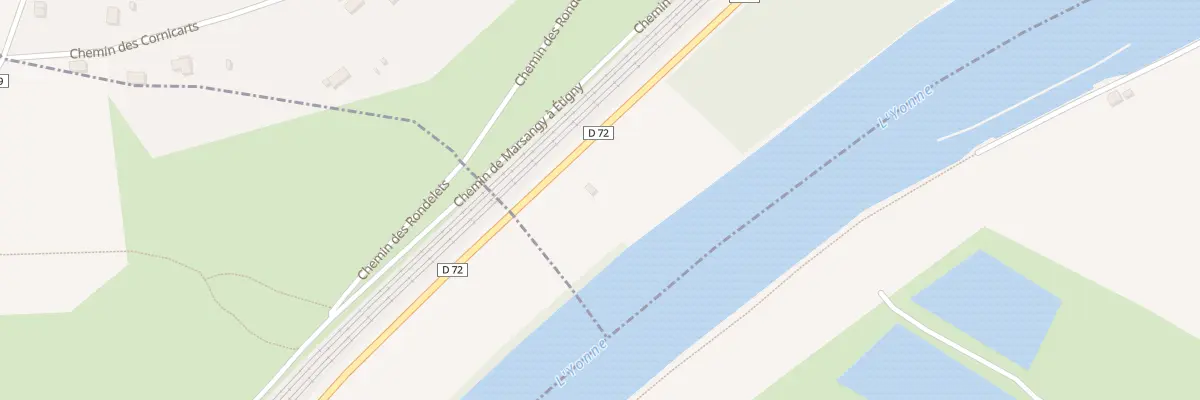 Plan du 5001 Rte de Marsangy à Étigny