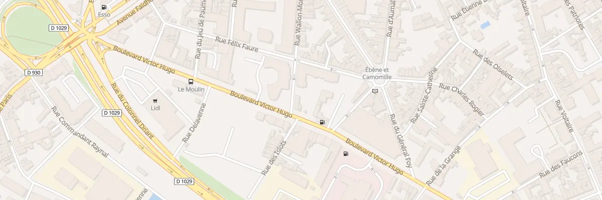 Plan du 21B Bd Victor Hugo à Saint-Quentin