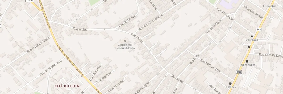 Plan du 53 Rue Mulot à Saint-Quentin