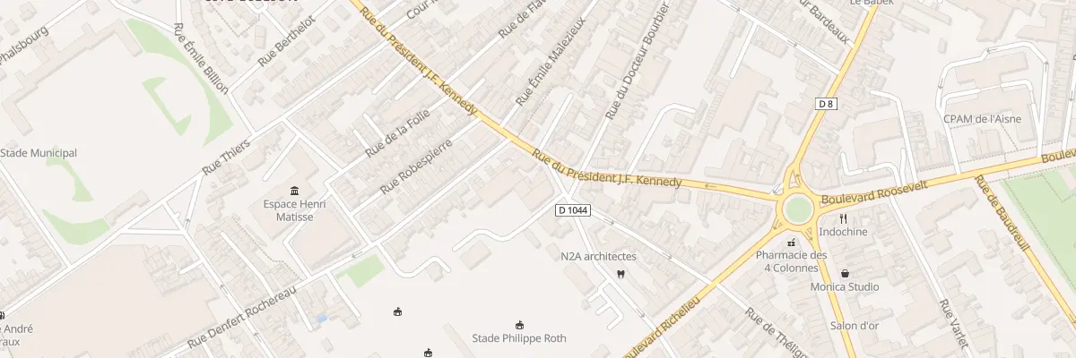 Plan du 37 Rue du President J F Kennedy à Saint-Quentin