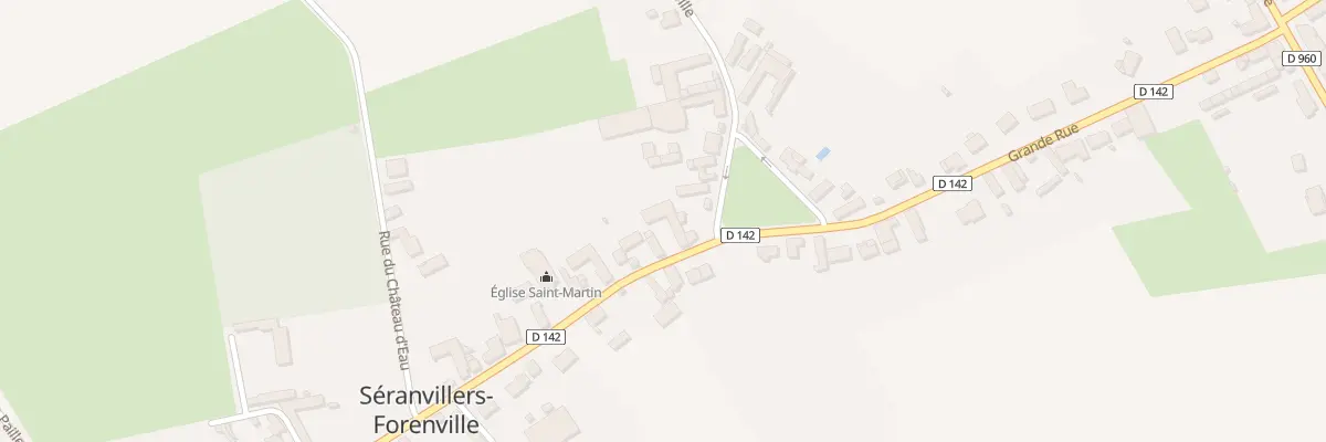 Plan du 24 Gr Gd Rue à Séranvillers-Forenville