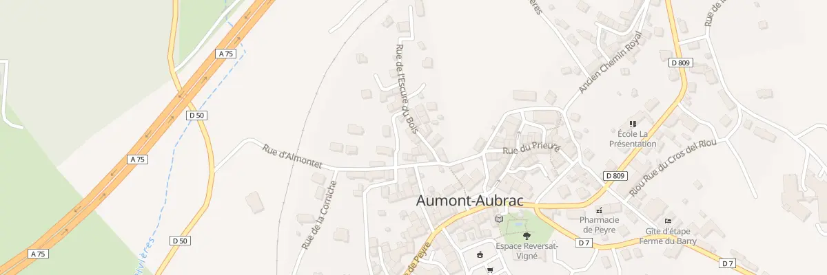 Plan du 3 Rue de l’Escure des Bois à Peyre en Aubrac