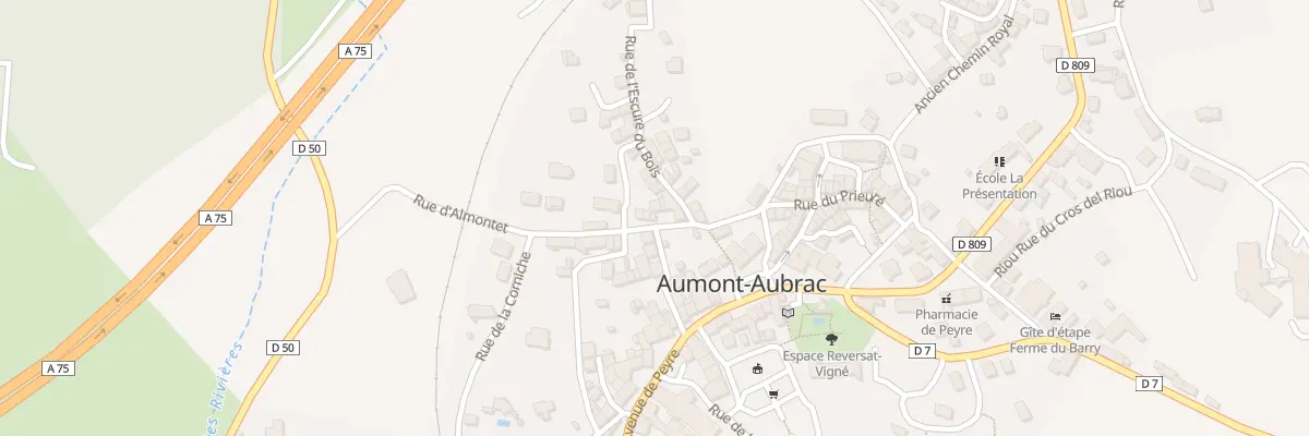 Plan du 6 Rue d’Almontet à Peyre en Aubrac