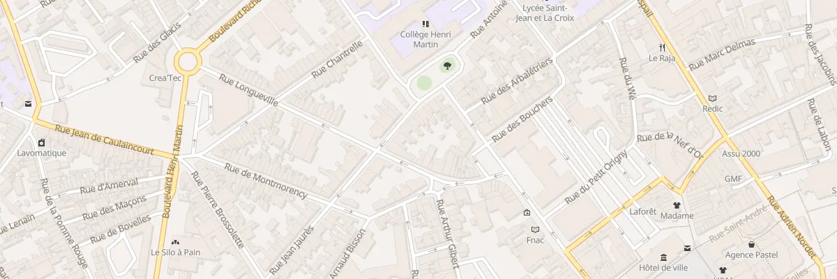 Plan du 5 Rue Jean Jaurès à Saint-Quentin
