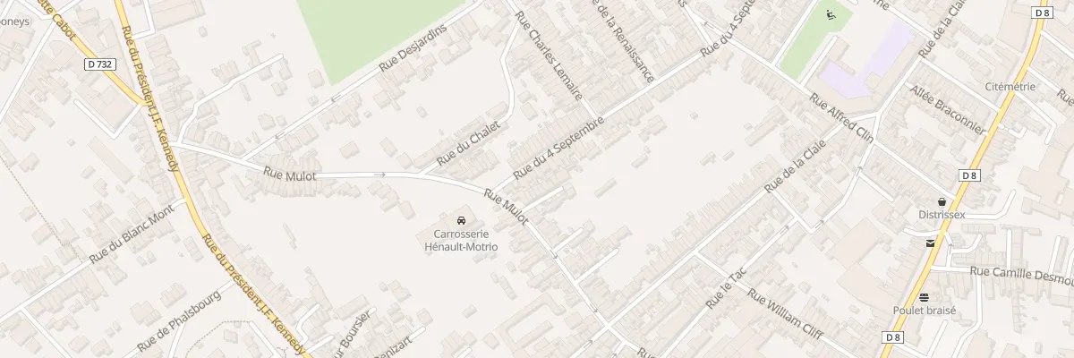 Plan du 2Q Rue du 4 Septembre à Saint-Quentin