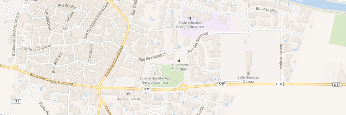 Plan du 11 Rue de l’Abattoir à Villeneuve-lès-Béziers