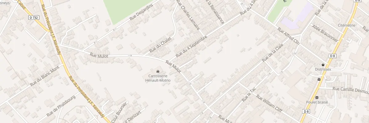 Plan du 80D Rue Mulot à Saint-Quentin