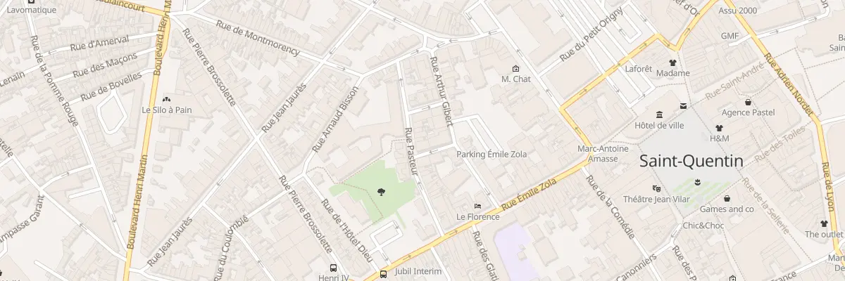 Plan du 22 Rue Pasteur à Saint-Quentin