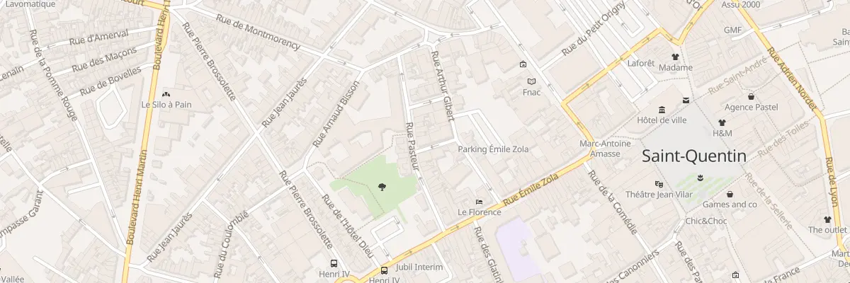 Plan du 16 Rue Renan à Saint-Quentin