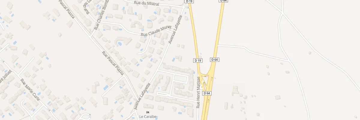 Plan du 8 Av Lafayette à Sérignan