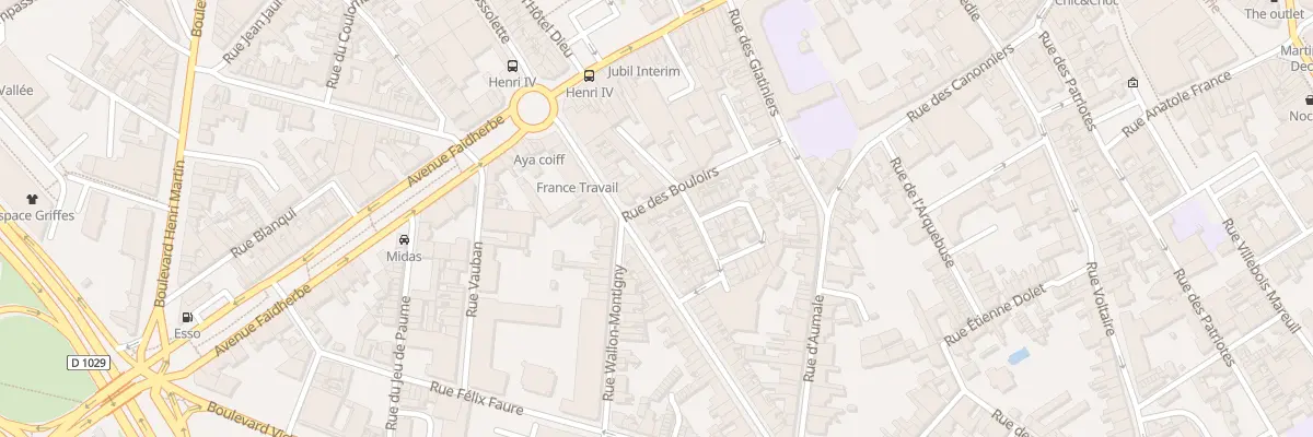 Plan du 23 Rue des Bouloirs à Saint-Quentin