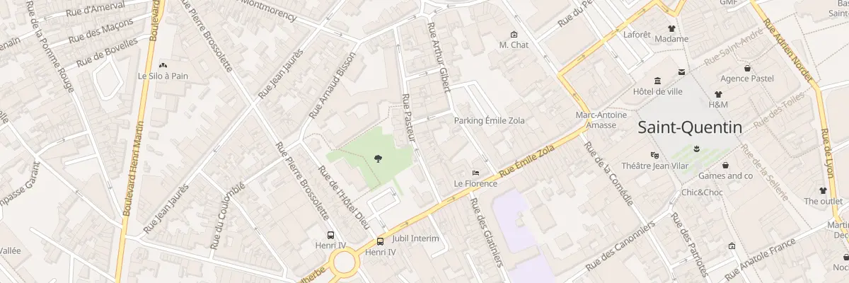 Plan du 14 Rue Pasteur à Saint-Quentin